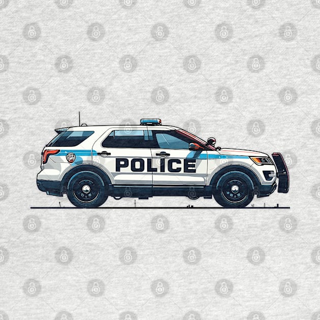 Police car by Vehicles-Art